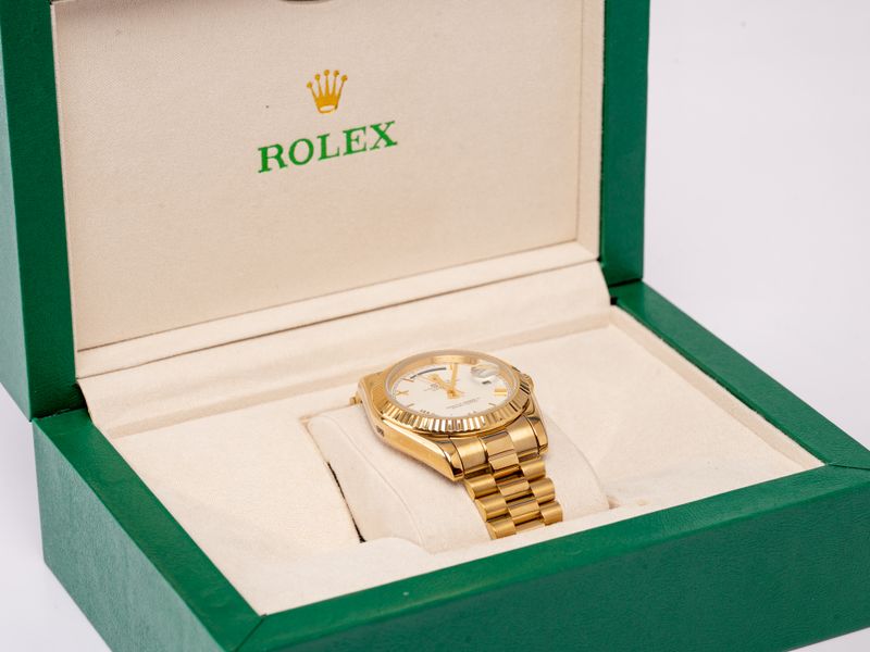 Rolex OP Day-Date White Dial